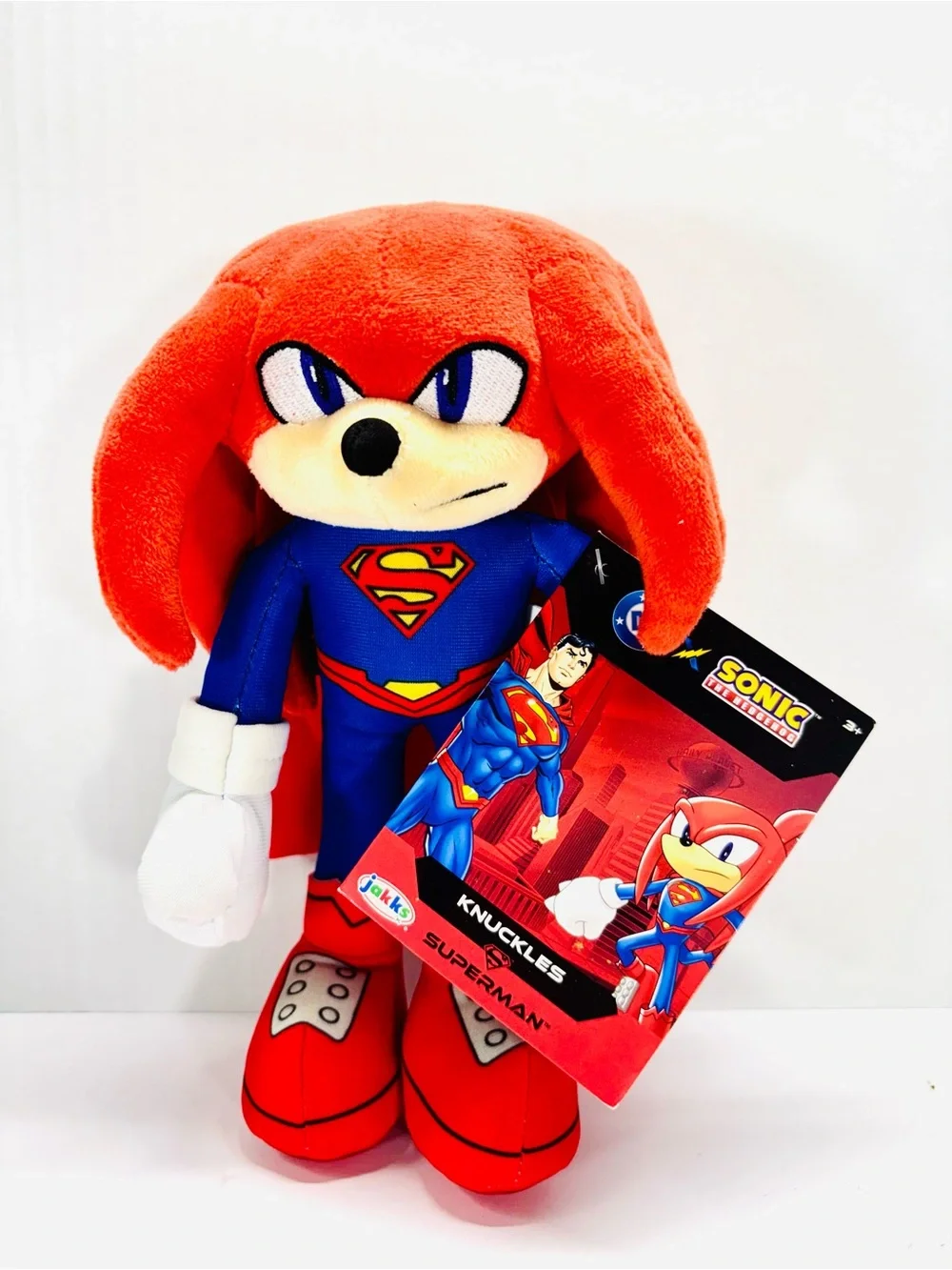 DC X Sonic The Hedgehog Knuckles As Superman & Sonic As The Flash NWT